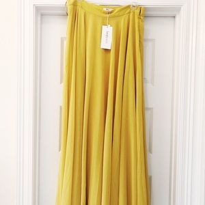 Morning Lavender High Waisted Long Skirt